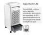Climatizador de ar 3 em 1 Smart Elgin. capacidade