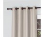 Cortina Blackout 2,60m x 1,70m cor areia - coleção rubi uni. detakge