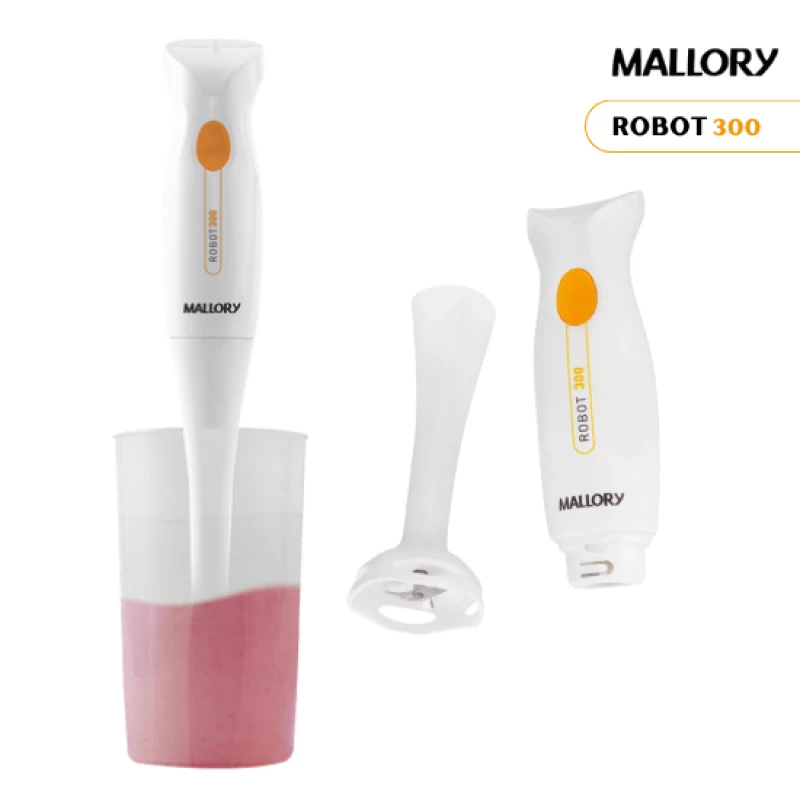 Mixer muito bonito, com copo resistente, leve e prático