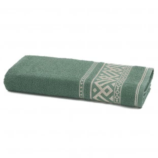 TOALHA ROSTO FELPUDA 100% ALGODÃO 48x70 cm SINTRA SALVIA - VALLETEX