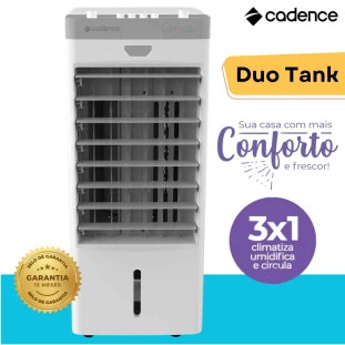 Climatizador de car 3 em 1 ventilar duo tank - cadence. primeira