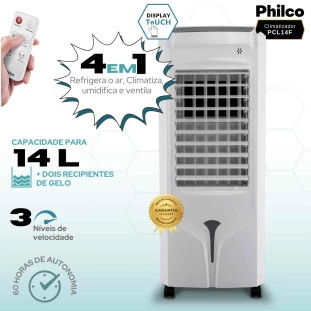 Climatizador 4 em 1  Display Touch | Controle | Função Timer - Philco. primeira