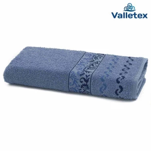 Toalha de banho felpuda 100% algodão 68cm x 135cm kênia inverno - valletex. detalhe