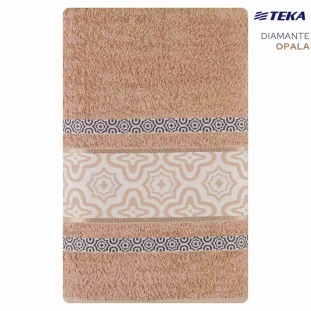 Toalha de banho felpuda 95% algodão 65cm x 135cm diamante opala - teka. primeira
