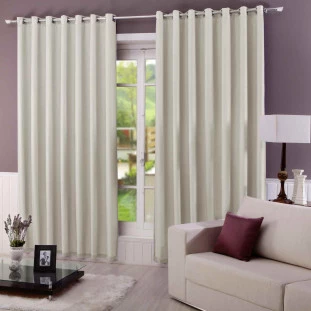 Cortina palha beatriz 2,30m x 2,80m - m&c cortinas. ambiente
