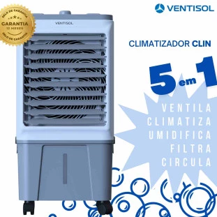 Climatizador de ar clin 5 em 1 - ventisol. primeira