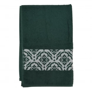 TOALHA DE ROSTO FELPUDA 95% ALGODÃO 045 X 070 CM DIAMANTE VERDE - TEKA