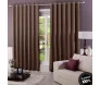Cortina blackout tabaco beatriz com voal 2,30m x 2,80m - m&c cortinas. ambiente