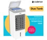 Climatizador de car 3 em 1 ventilar duo tank - cadence. lateral