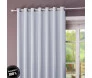 Cortina blackout branca beatriz com voal 2,30m x 2,80m - m&c cortinas. metade