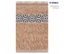 Toalha de banho felpuda 95% algodão 65cm x 135cm diamante opala - teka. borda