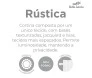 Cortina rustica tunis 3,00m x 1,70m blocks - bella janea.descrição
