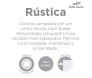 Cortina rústica 4,20m x 2,30m Córdoba Areia - Bella Janela. descrição