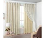 Cortina palha camila com renda 2,70m x 3,00m - m&c cortinas. detalhe1