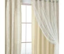 Cortina palha camila com renda 2,70m x 3,00m - m&c cortinas. detalhe2