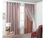 Cortina caqui camila com renda 2,70m x 3,00m - m&c cortinas. renda