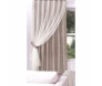 Cortina caqui camila com renda 2,70m x 3,00m - m&c cortinas. metade