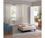 Cortina duplex 4,20m x 2,50m valencia barrada areia. ambiente