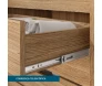 guarda-roupa casal 6 portas 3 gavetas. gaveta