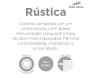 Cortina rustica fenícia efeito linho 3,00 x 1,70m cru. descrição