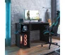 MESA GAMER E ESCRITORIO PRETO FOSCO-ambiente37