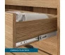 Guarda-roupa casal 6 portas c/ 3 gavetas internas. gaveta