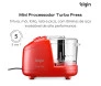 Mini processador turbo press. 5 em 1